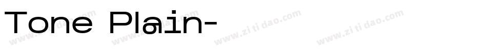 Tone Plain字体转换